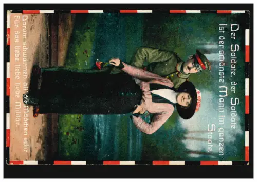 AK Amour couple, Feldpost Association hôpital Sterkrade Saint Josephs Hospital 11.5.1918