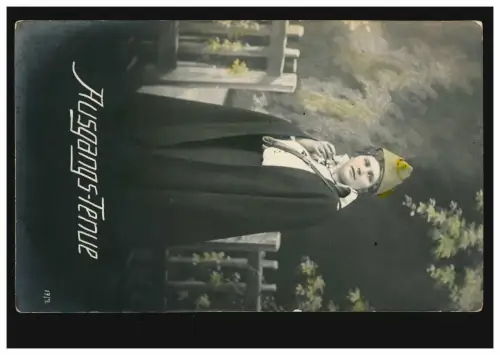 Photo AK Femme avec cape & Navigateur: Tenue de sortie, poste de terrain SOLOTHURN 5.6.17