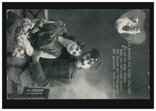 Photo AK Il vient la bonne heure! Feldpost 403 - 22.11.16 parc des conducteurs 6