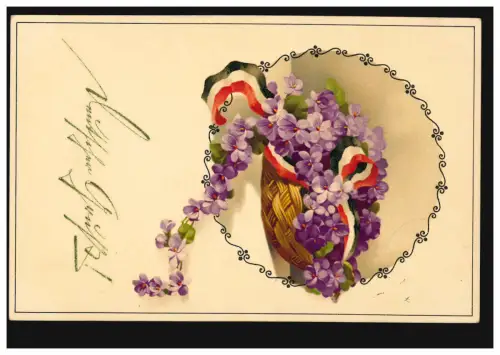 Censure Cleve P.K. sur la poste de terrain à Bataillion de remplacement à Cöln-Riehl, GOCH 26.6.15