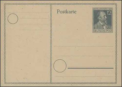 P 965a Stephan 12 Pfennig grautürkis , postfrisch