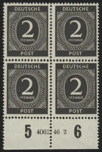 912 HAN 2 Pf. mit Hausauftragsnummer 4062.46 2 - postfrisch **