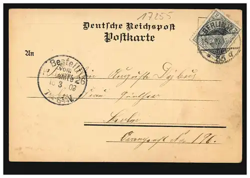 AK Gruss aus Wilhelmshöhe: Grosse Fontaine, Ortspostkarte BERLIN W 35d 15.3.1903