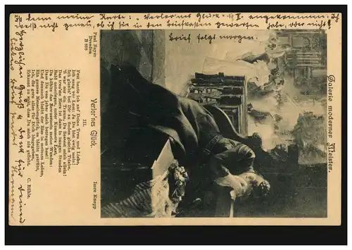 AK Imre Knopp: Les départs de BERLIN 25.9.1901 vers SANDERSDORF 26.9.01