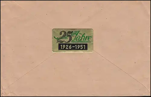 83+85+86 Cloche à droite + victime d'urgence MiF R-Lettre LORCH 45.2.1952