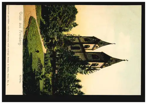 AK Gruse d'Arenberg: Le Sanctuaire Saint Nicolas, vers 1900, inutilisé