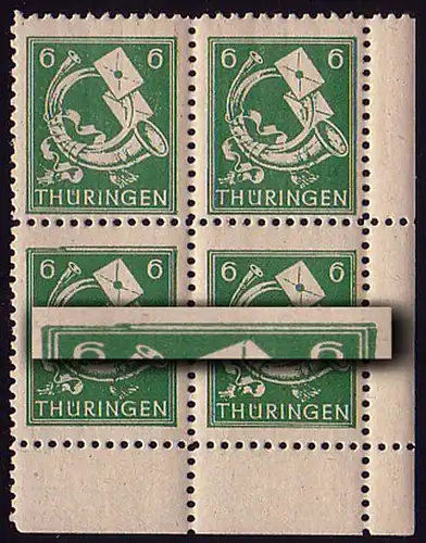 95 mit PLF XIII obere Einfassungslinie zu 2/3 höher stehend, Feld 99/Bg. D, **
