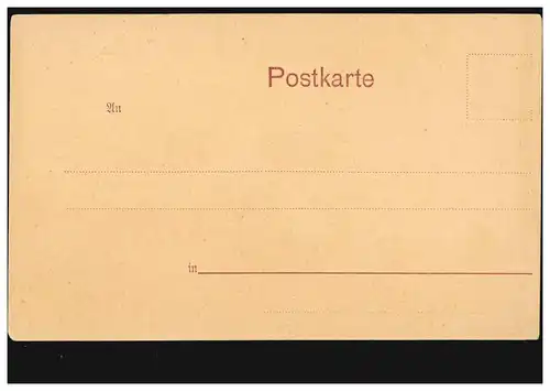 AK Graus de Constance: Hussenstein, vers 1900, inutilisé