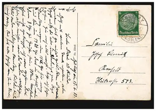 AK Gris de Alf-Bullay avec 4 images, BULLAY (BZ. KOBLENZ) 17.6.1937