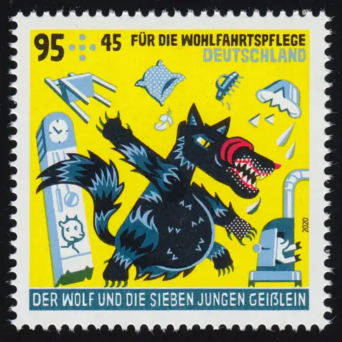 3523 Wofa Märchen Der Wolf und die sieben Geißlein 95 Cent, **