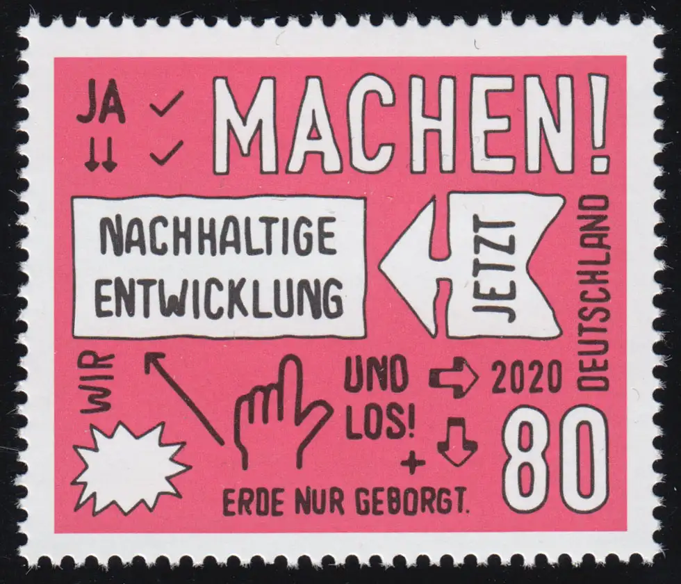 3525 Nachhaltige Entwicklung - MACHEN! - postfrisch **