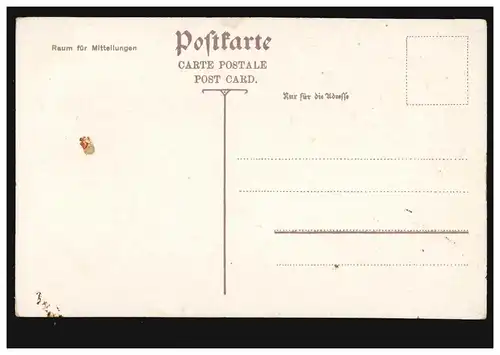 AK Gruss d'Arenberg appelé le Hahn rouge: Le Sanctuaire Saint Nicolas