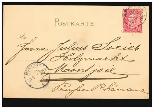 Künstler-AK Verlag Meissner & Buch: Am Blütenhain, VERVIERS (STATION) 29.6.1901