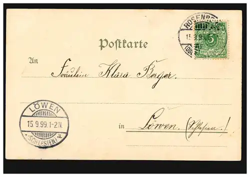 Künstler-AK Verlag M. Kimmelstiel: Mädchen mit Kerze, ROSENBERG 15.9.1899