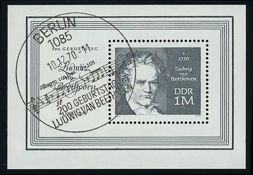 Block 33 Ludwig van Beethoven 1970, ESSt Berlin