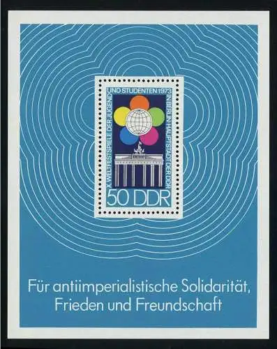 Bloc 38 Festivals du Monde 1973, frais de port