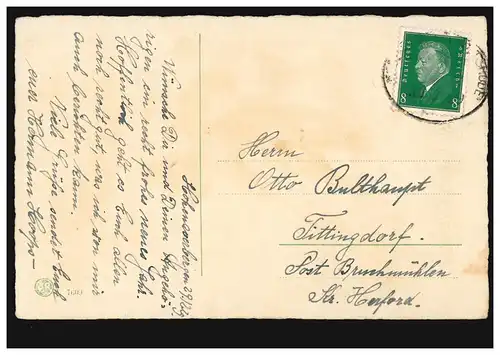 Animaux-AK Nouvel An Enfants avec porc chanceux, par voie ferroviaire 1925