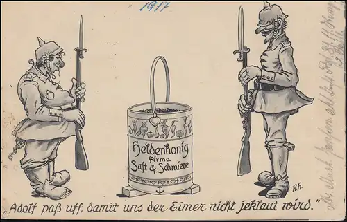 Feldpost Inf.-Regt. Landgraf Friedrich I. von Hesse-Cassel (Kurhess.) 14.2.1917
