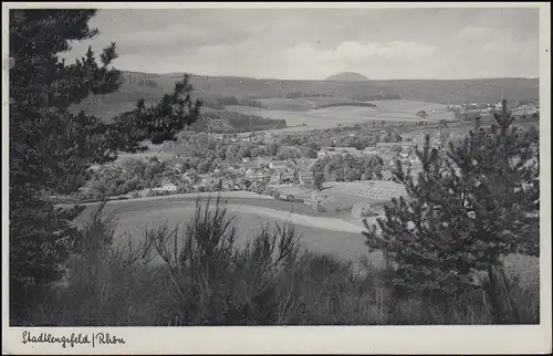 Bahnpost BAD SALCATIONS - HILDEN ZUG 2572 - 9.8.1938 à AK Stadtlengsfeld