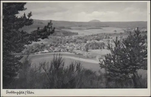 Bahnpost BAD SALCATIONS - HILDEN ZUG 2572 - 9.8.1938 à AK Stadtlengsfeld