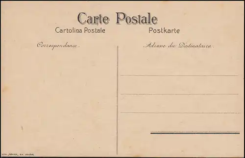 Suisse Carte de vue PAIX - Peuple Suisse C'est ton Devoir, inutilisé vers 1918