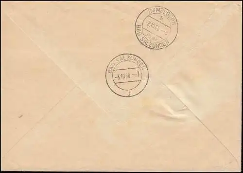 Dienst E 2 Zustellungsurkunde Brief Erfindungs- und Patentwesen BERLIN 1.10.1966