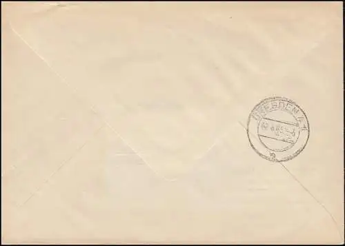 Lettre de ZKD Ministère de la Construction DRESDEN 11.5.1965 à Reichsbahnbau Dresde