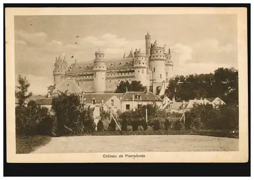 France Château Pierrefonds, Feldpost 5. Rheinisches Inf.-Regt.65 - 5.10.1915