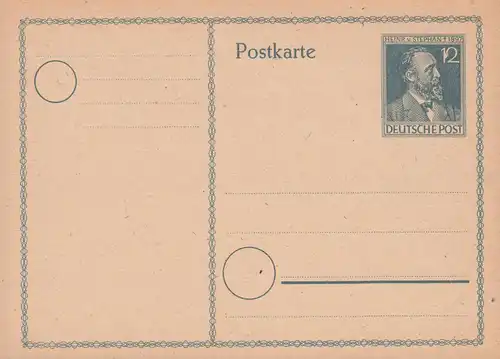 Carte postale P 965 Stephan avec PLF tache entre 1 et 2 des 12, frais de port **