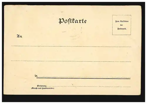 Künstler-AK Ostern Frühlingserwachen Dorfkirche im Schnee, um 1920, ungebraucht