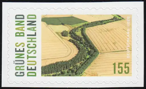 3533 Grünes Band Deutschland, selbstklebend aus FB 98, postfrisch **