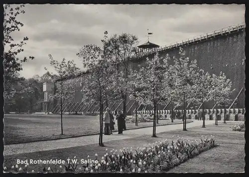 Temple de Landpost Aschendorf sur OSNABRÜCK 7.6.62 sur AK Bad Rothenfelde Saline