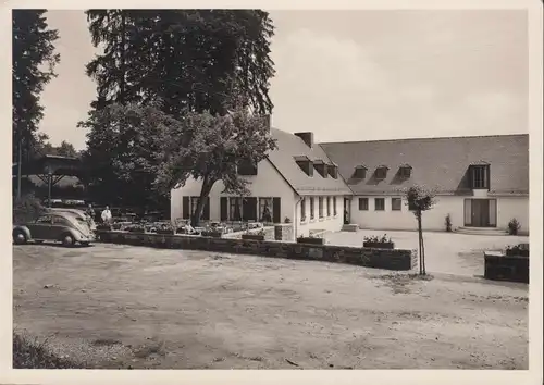 Le temple de Landpost Waldhilsbach sur HEIDELBERG 3 - 19.3.1956 sur AK Alter Kohlhof