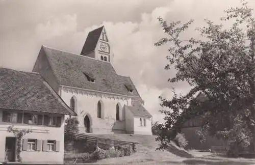 Temple de Landpost 8941 Schlegelsberg sur AK approprié, MEMMINGEN 4.8.1963