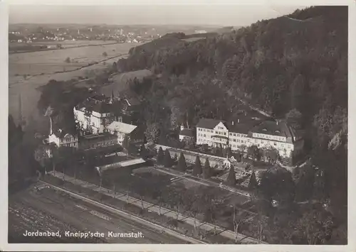 Le temple de Biberach-Jordanbad de Landpost sur AK BIBERACH (RISS) 25.8.1934