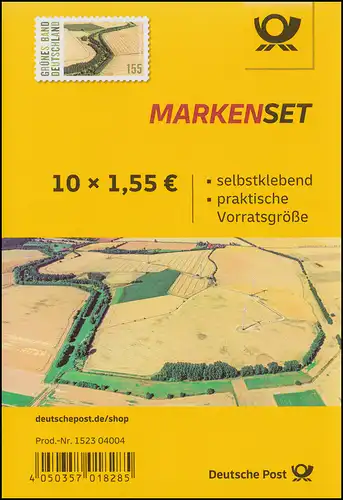 FB 98 Bande verte Allemagne, feuille de 10x 3533, **