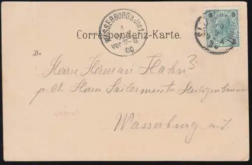 Autriche Salzburg Restauration Ascenseur électrique, SALZBURG 30.9.1900