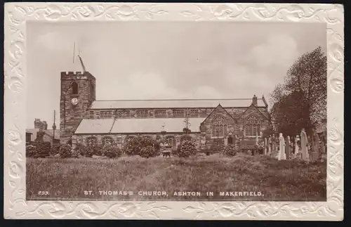 Royaume-Uni Eglise de Saint-Thomas à Ashton-in-Makerfield 21.3.1940 après Chemnitz