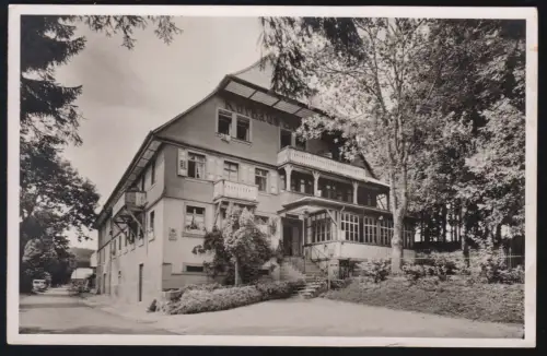 Le temple de la poste de campagne Schollach sur DONNEESCHINGEN 31.12.51, AK Gasthof Schneckenhof