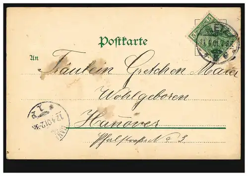 France AK Metz: Panorama, 10.4.2001 après HANNOVER 12.4.01