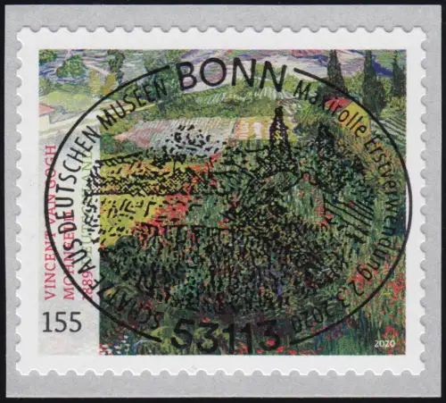 3519 Vincent van Gogh, sk de 500er avec le numéro GERADER, EV-O Bonn 2.3.220