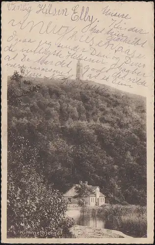 Danemark AK Heimbjerget / Heiftberg, RY 3.3.1921 vers Flensburg