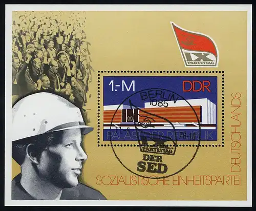 Block 45 Parteitag der SED 1976, ESSt Berlin