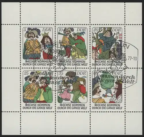 2281-2286 Fairhouse-Kleinbuch 1977, ESSt Berlin 22.11.77