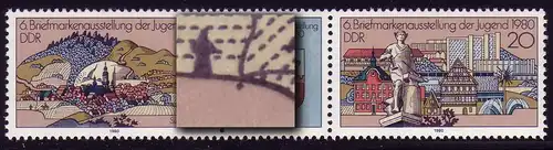2532-2533 Suhl - Zella-Mehlis Ã80, ZD - PLF chemin de terre étendu vers le bas champ 43, **