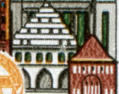 2514 Festival des ouvriers 10 Pf: Sims cassés dans la maison blanche, champ 41 **