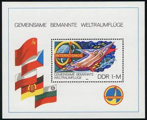 Bloc 58 Programme Interkosmos 1980, post-frais