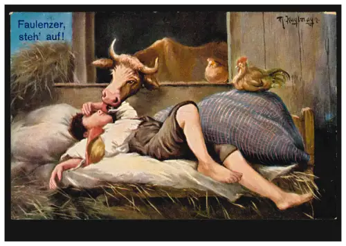 AK Max Kuglmayr: Paresseux, lève-toi ! Vache lèche les garçons, inutile