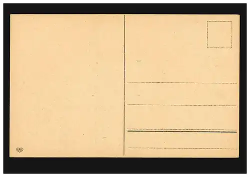 AK Pâques: Christ avec bâton sous palmiers, maison d'édition EAS, inutilisé vers 1920