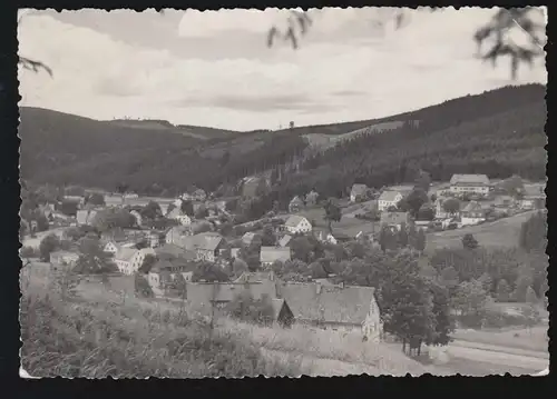 Landpost-Stempel Schmalzgrube über Annaberg-Buchholz/Erzgebirge SSt 1958 auf AK